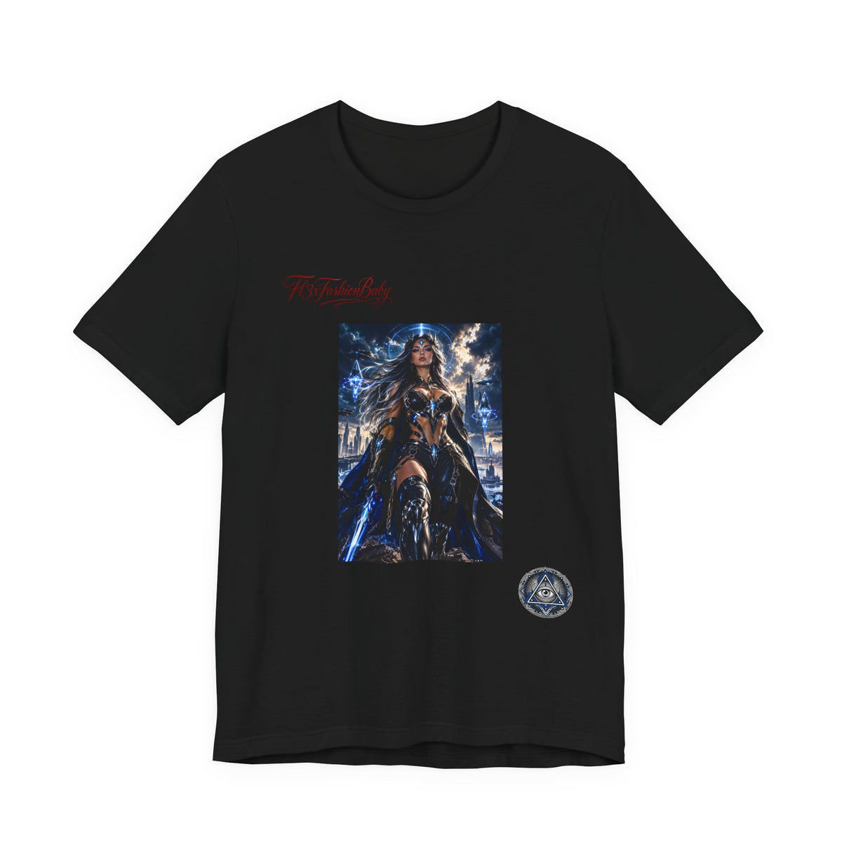 Wonder Heroine Graphic Tee — 'Flirtatious Lady' Front Print