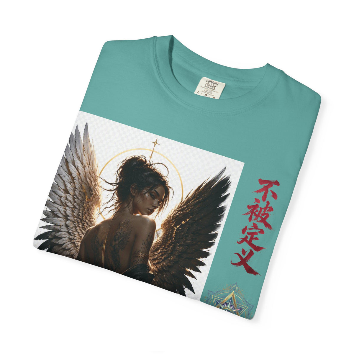 Angel Wings Graphic Tee — "FL3XFASHION" Gothic Streetwear T-Shirt
