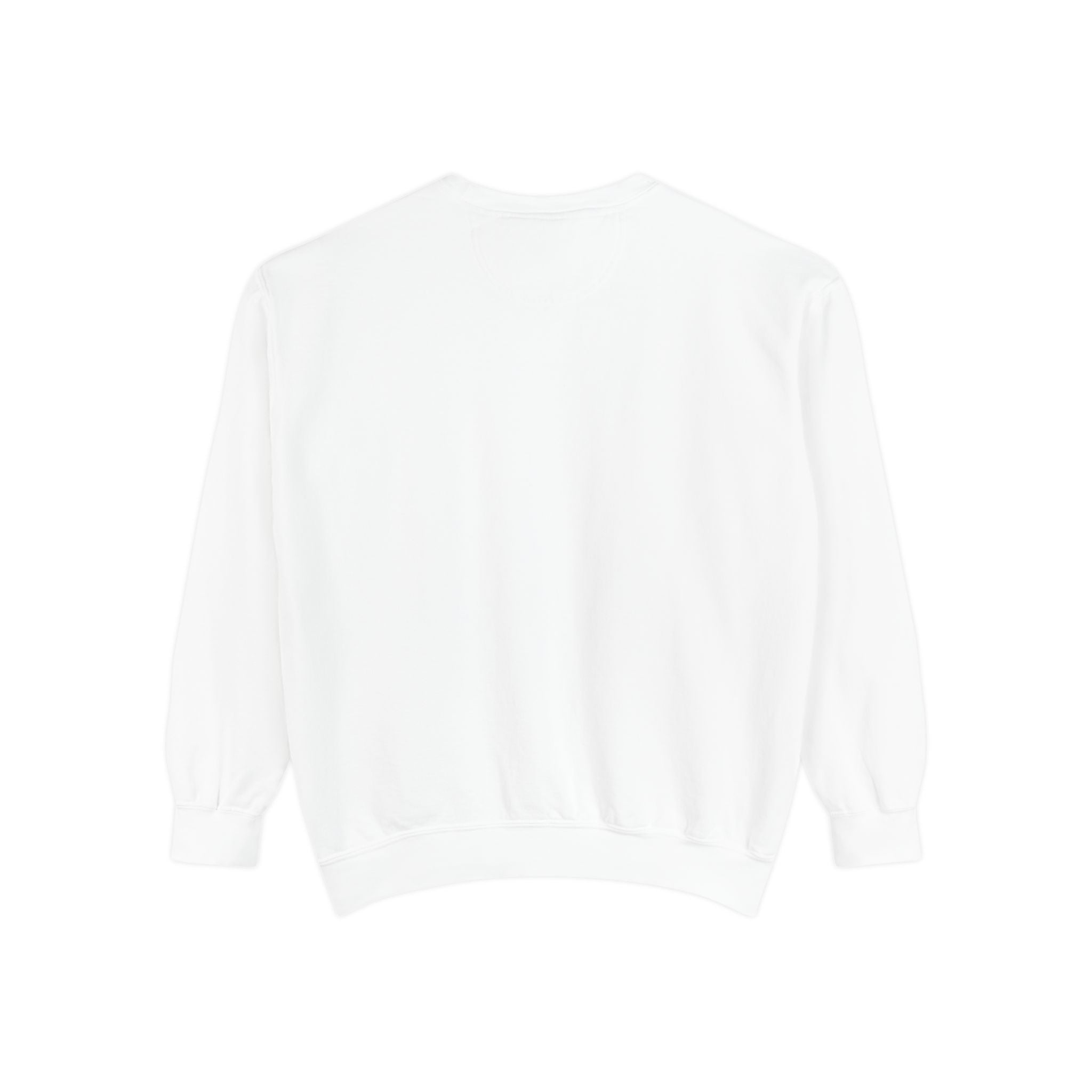 Sweatshirt — Minimal Red "17/17" Chest Logo Garment-Dyed Crew
