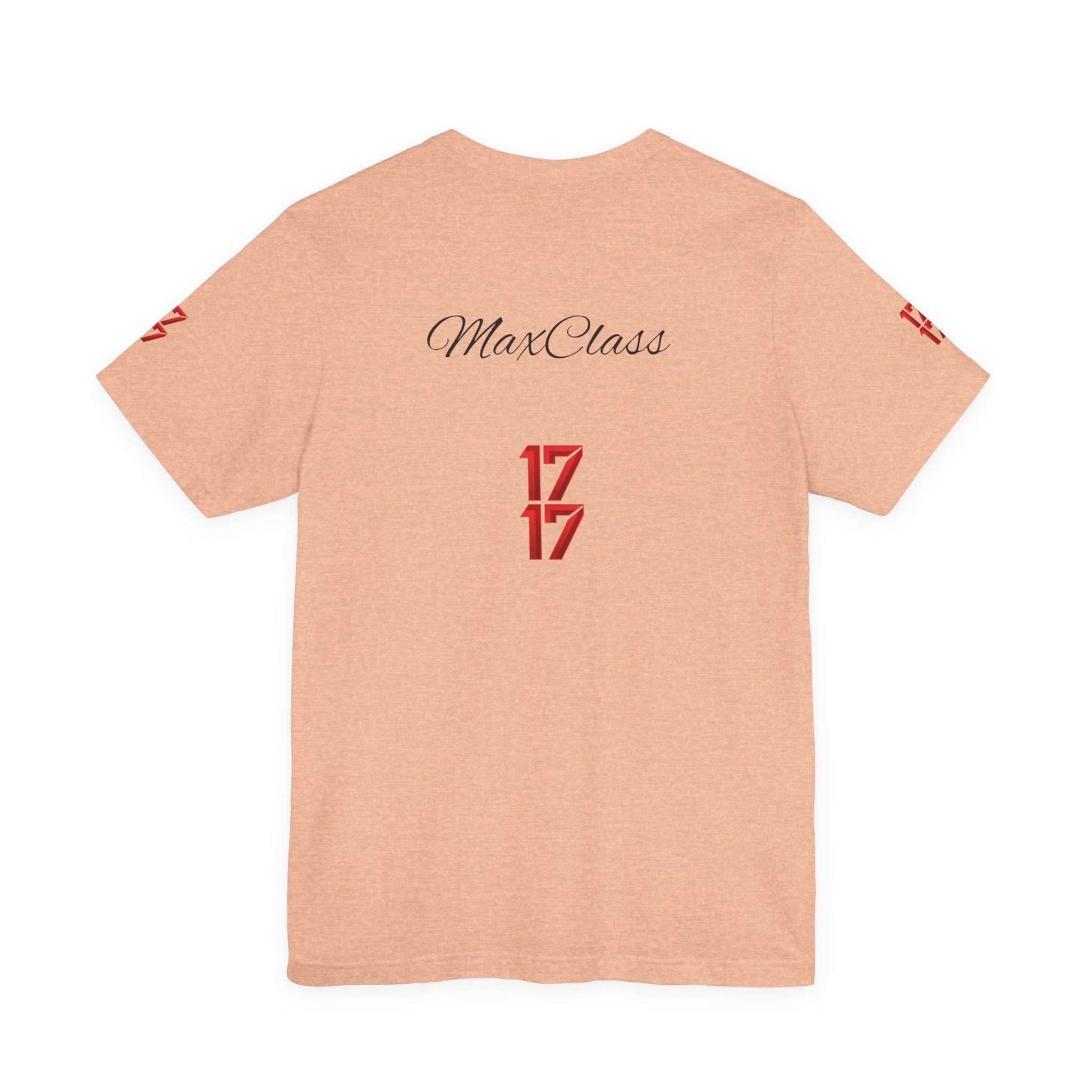 MaxClass '17' Graphic Tee — Minimal Script Logo T-Shirt