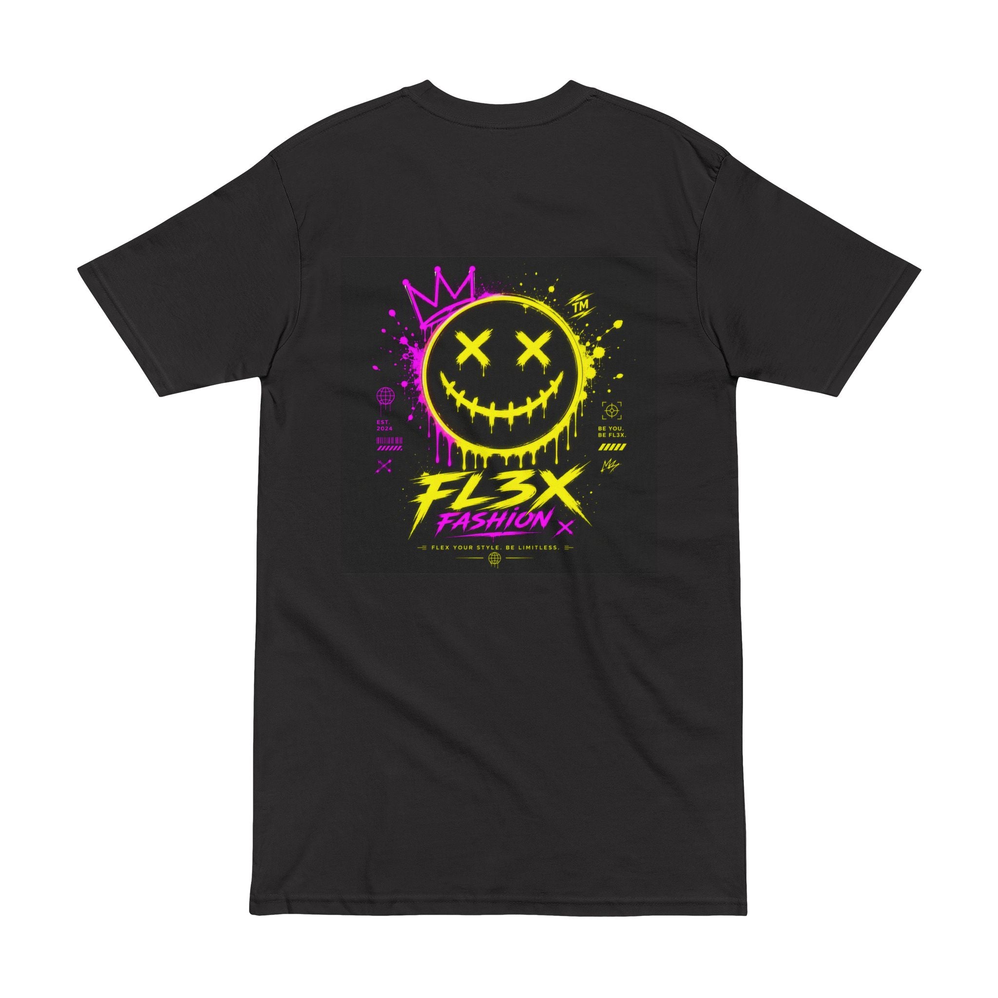Neon Grin Tee — "FL3X Fashion" Graphic Streetwear T-Shirt