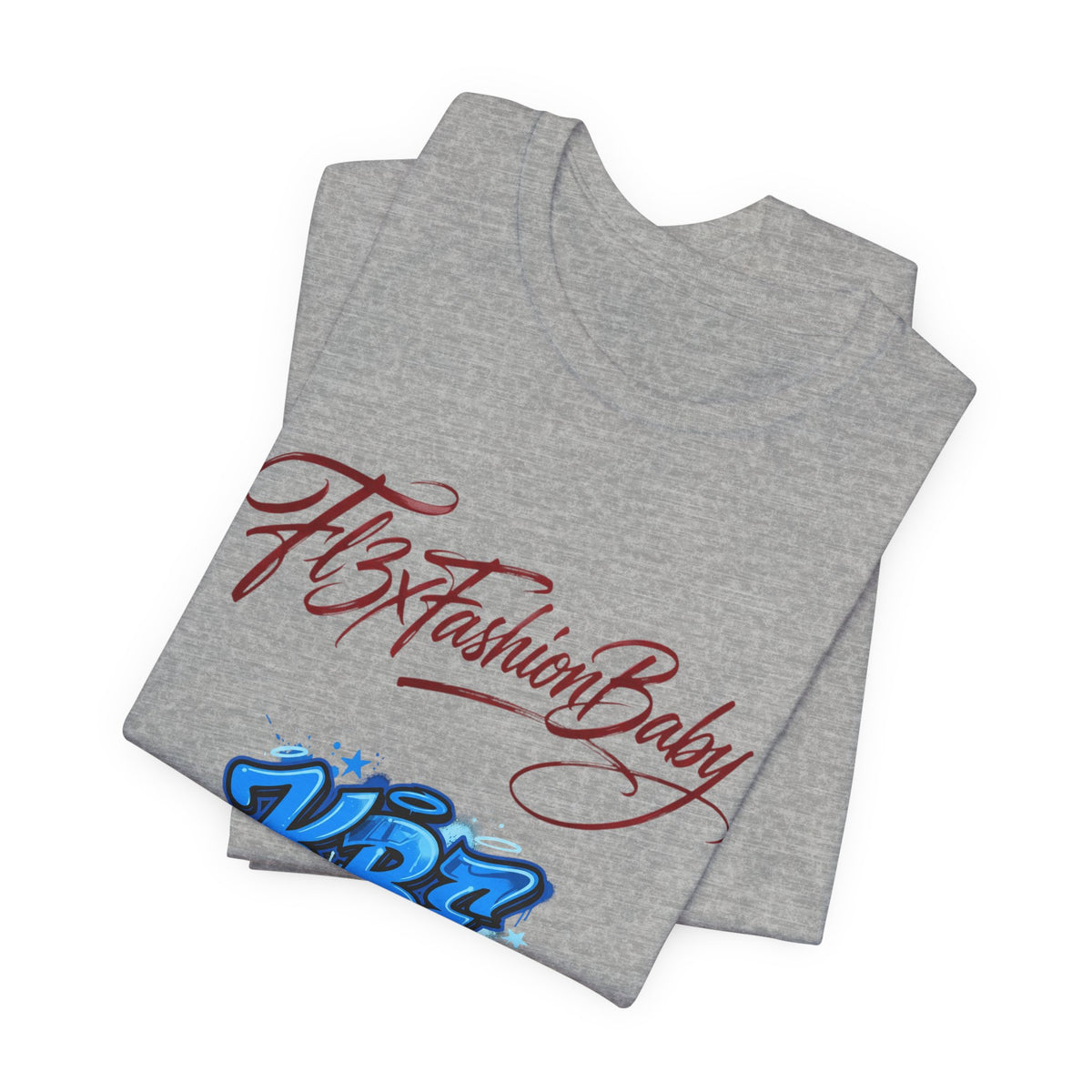 KBZ Graffiti Logo Tee — FBxFashionBaby Script Graphic T-Shirt