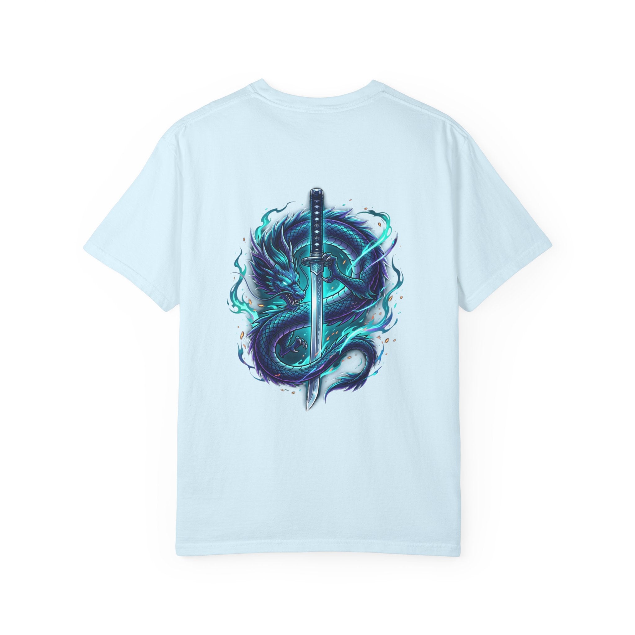Dragon Katana T-Shirt — Neon Samurai Sword Graphic Tee (17/17)