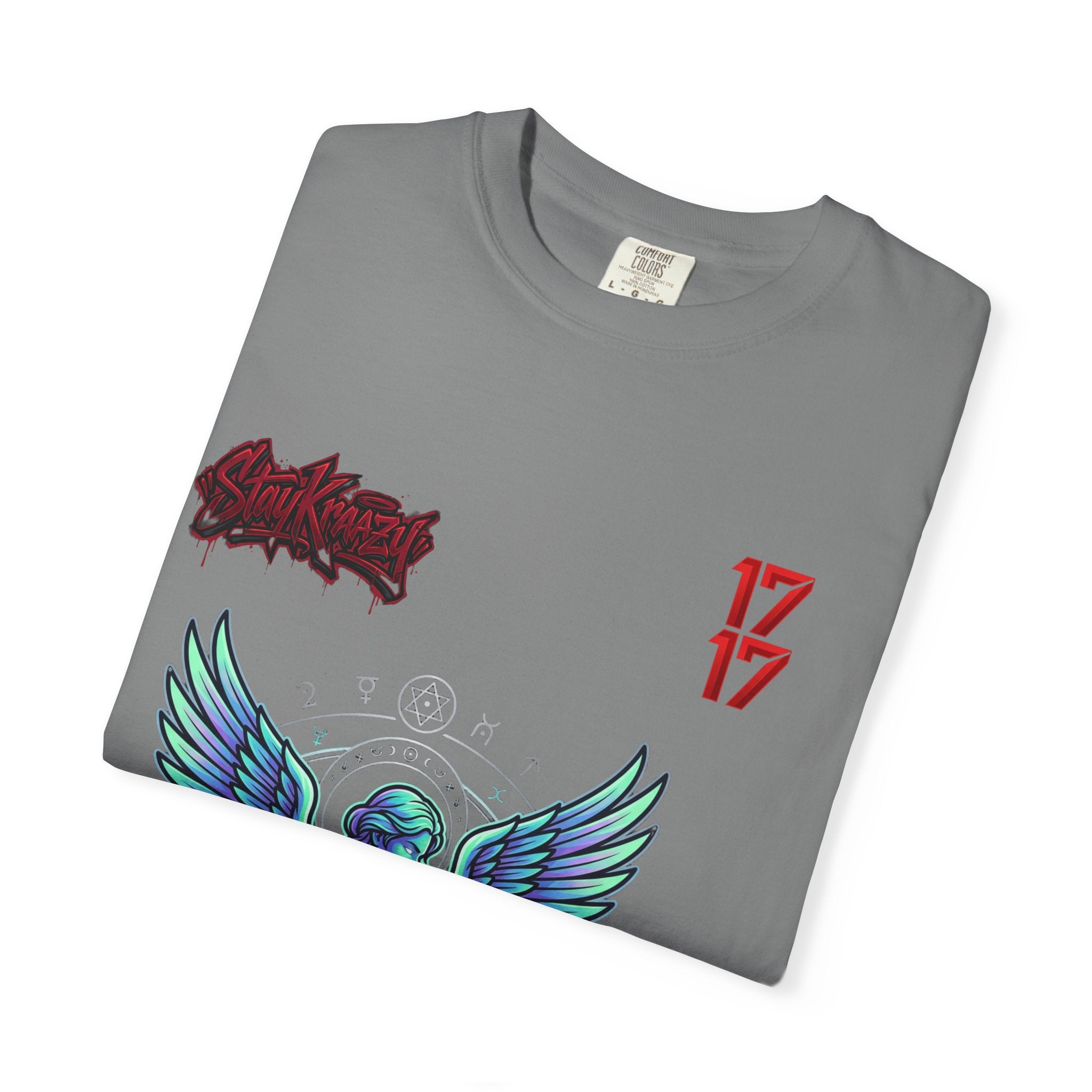 Angel & Devil Graphic T-Shirt — '24 Hours To Live' Streetwear