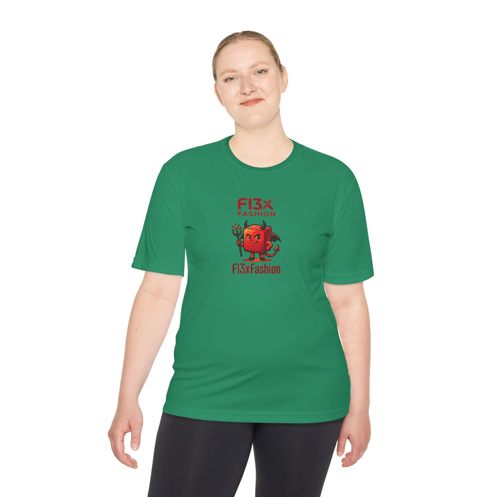 F13x Fashion Devil Logo Tee — Moisture-Wicking Athletic Shirt