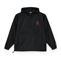 Packable Anorak Jacket — Lightweight Hooded Windbreaker (Orange)