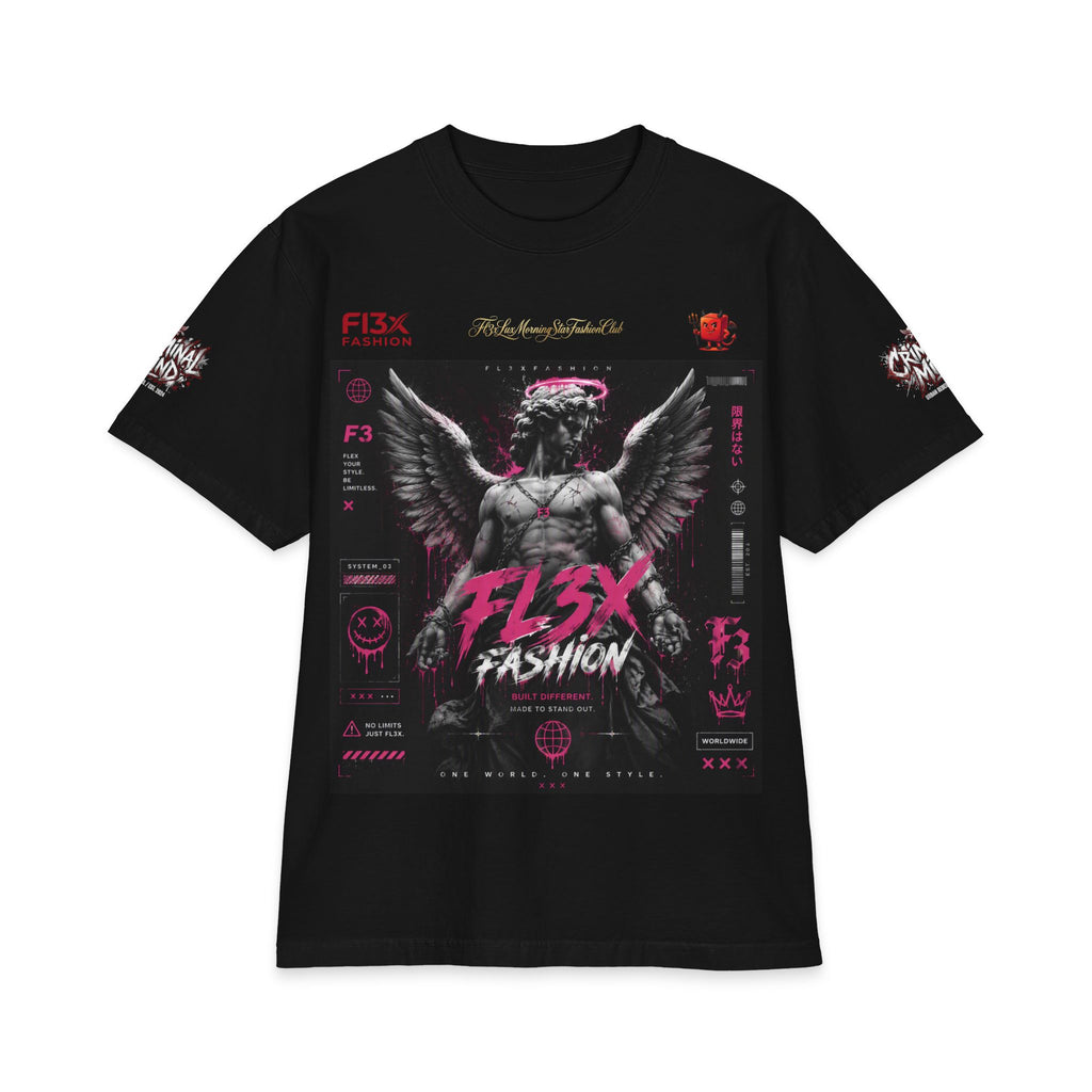 Angel Statue Graphic T‑Shirt — FL3X Fashion Streetwear