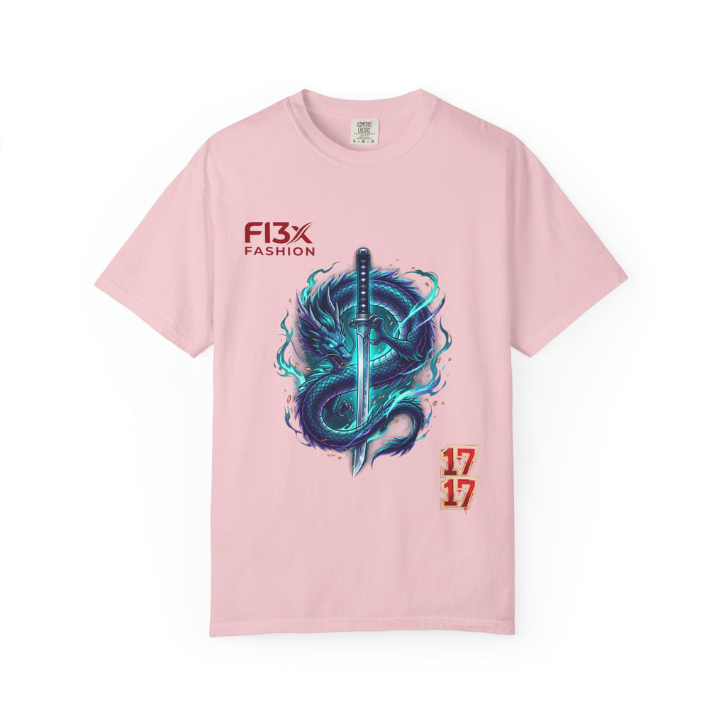 Dragon Katana T-Shirt — Neon Samurai Sword Graphic Tee (17/17)