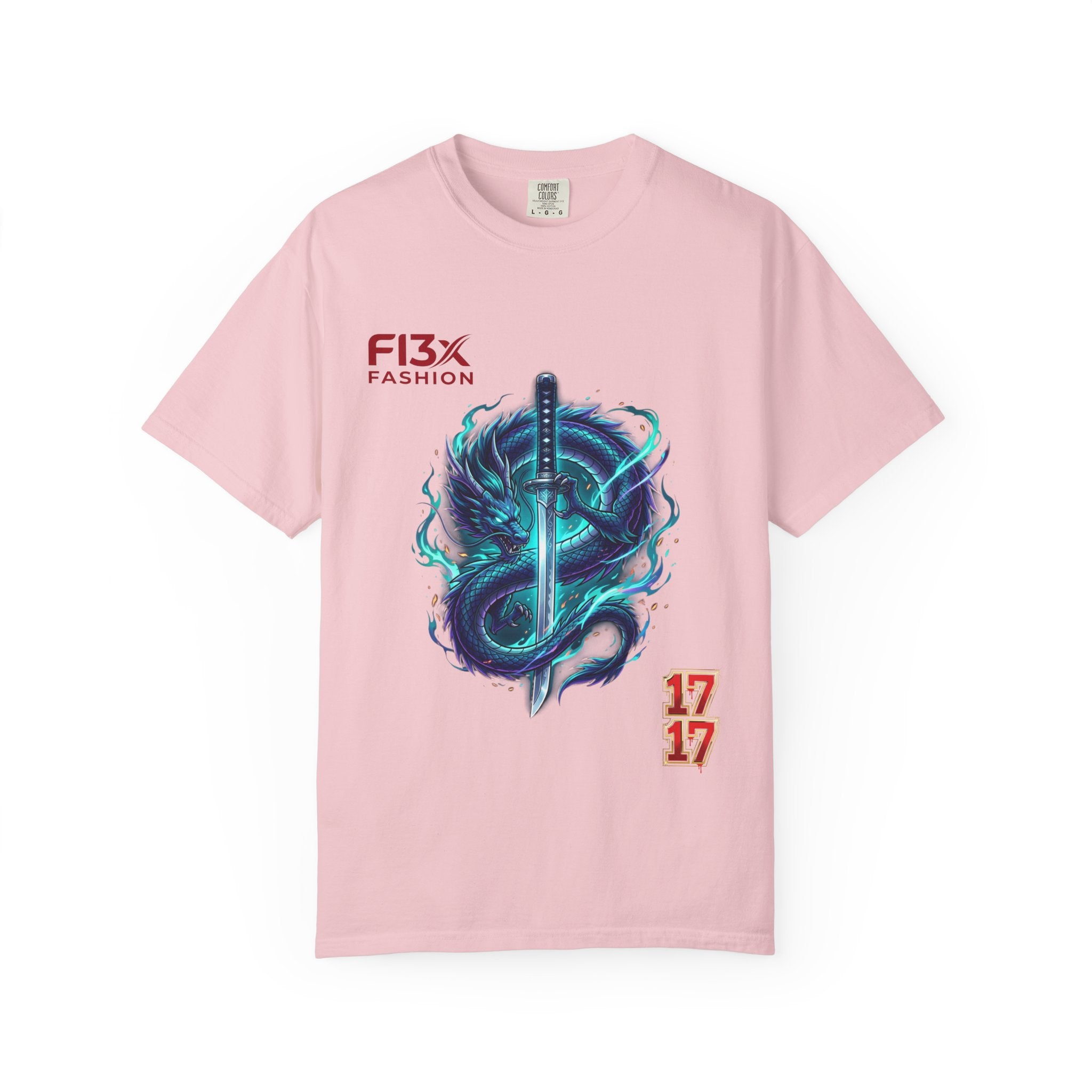 Dragon Katana T-Shirt — Neon Samurai Sword Graphic Tee (17/17)