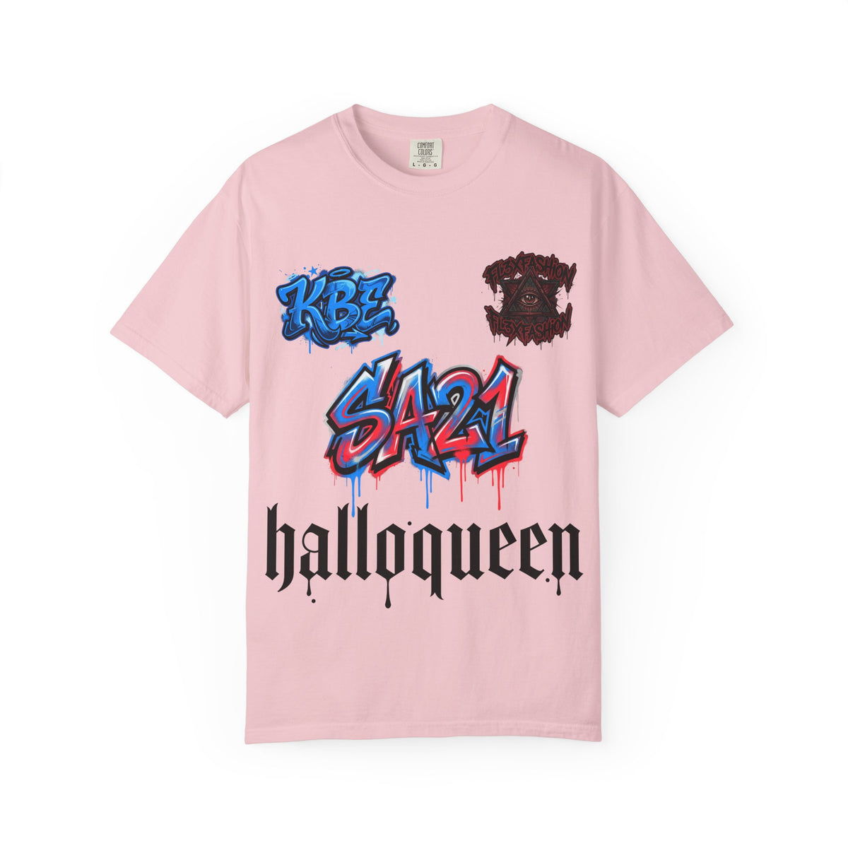 Halloqueen SA21 Graffiti T-Shirt — Streetwear Rockstar Tee