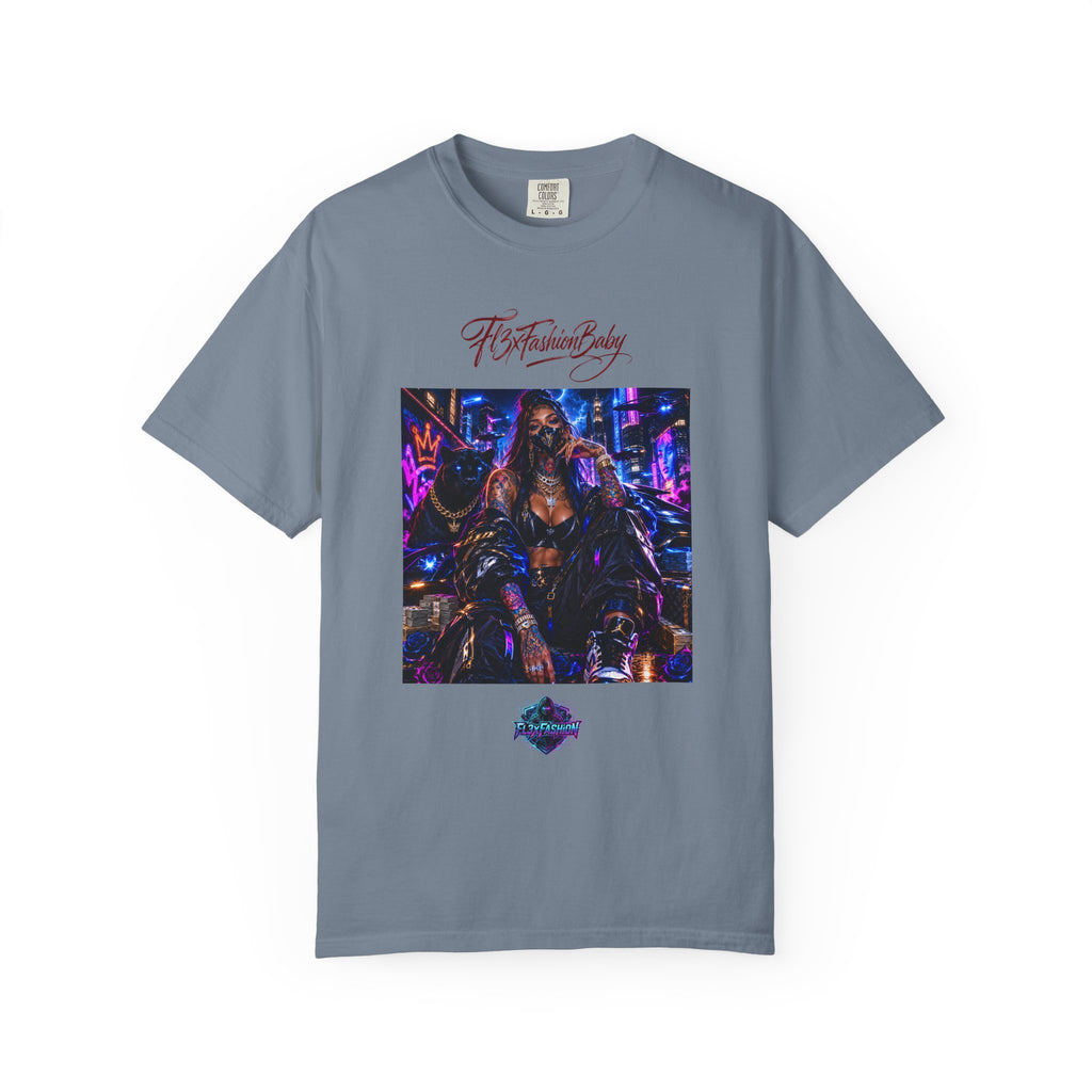 Cyberpunk Nightlife T‑Shirt — “The Fashion Baby” Graphic Tee