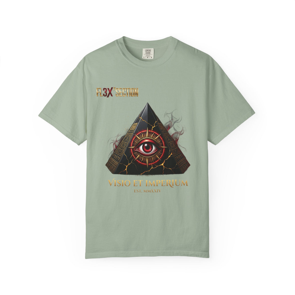 All-Seeing Eye Pyramid T-Shirt — "Visio Et Imperium" Graphic Tee