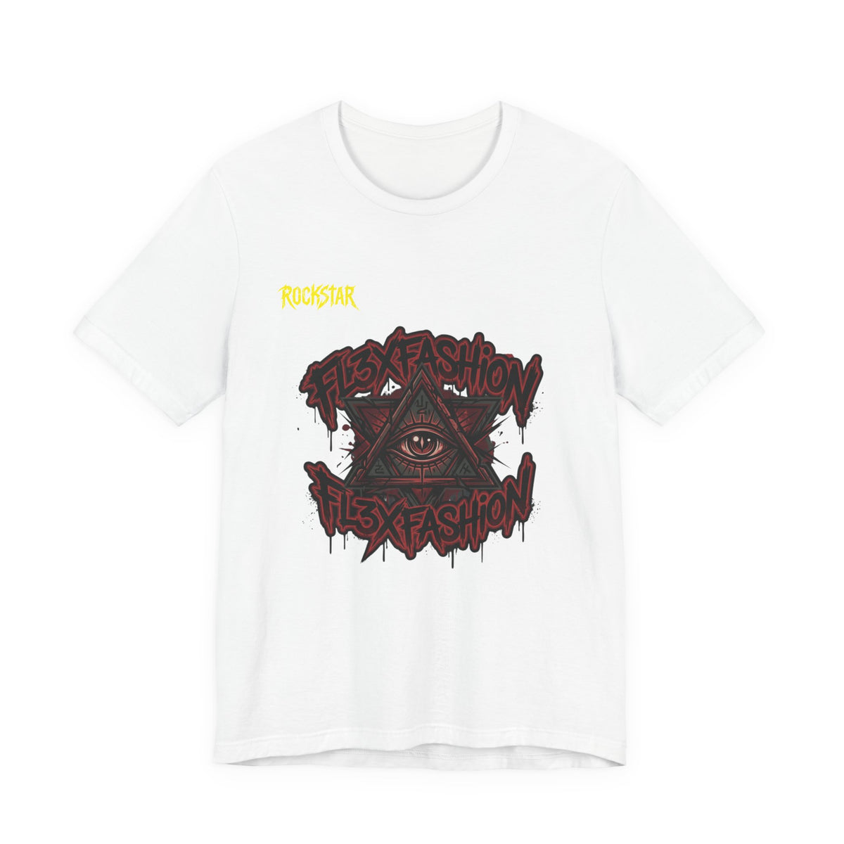 Graphic Tee — 'Flex Fashion' All-Seeing Eye Streetwear T-Shirt