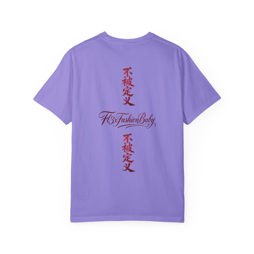 Graphic T-Shirt — Urban Asian-Inspired Logo Tee with Kanji & Devil Icon