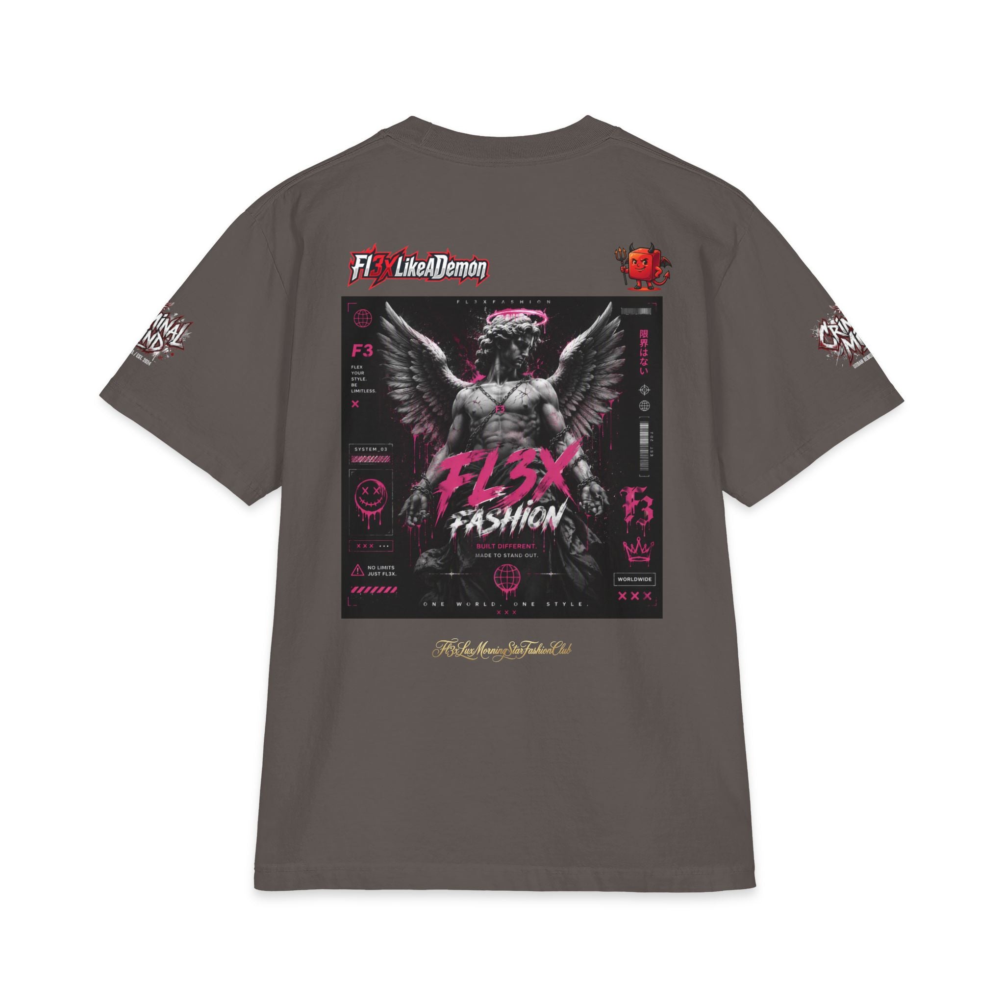 Angel Statue Graphic T‑Shirt — FL3X Fashion Streetwear