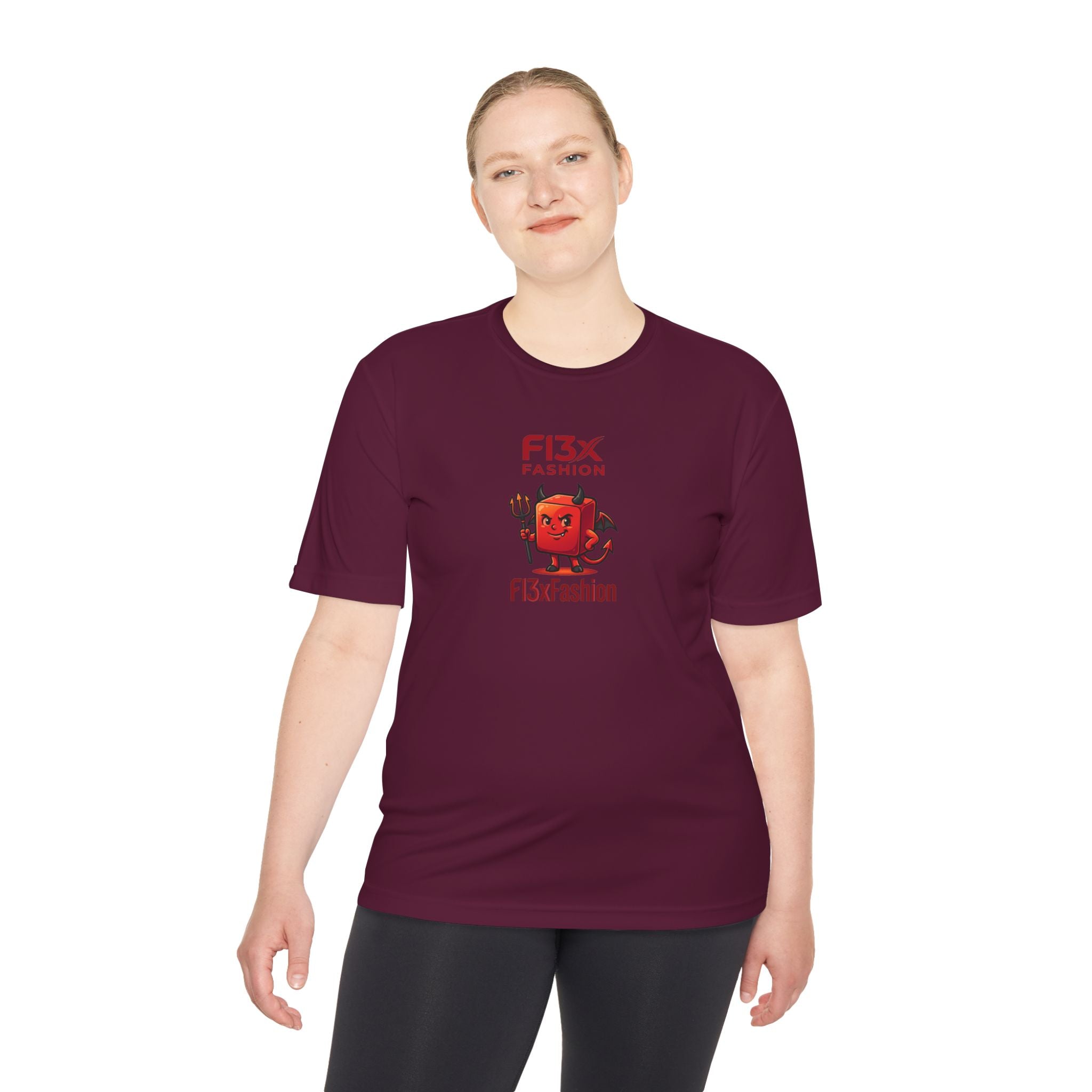 F13x Fashion Devil Logo Tee — Moisture-Wicking Athletic Shirt