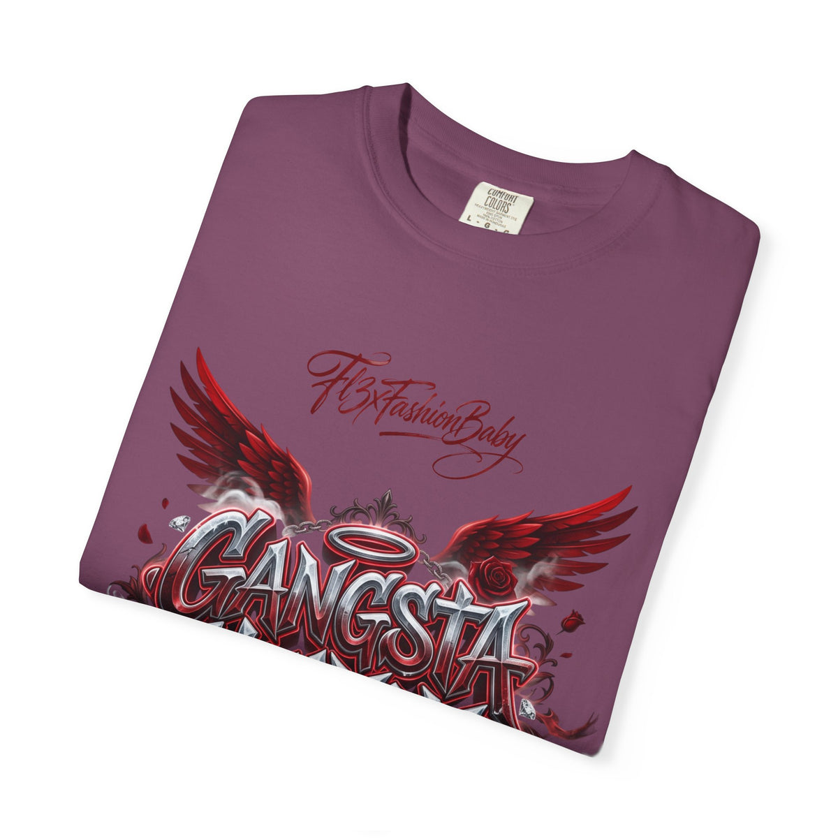 Gangsta Heaven Graphic T-Shirt — Scripted Front & Vertical Kanji Back
