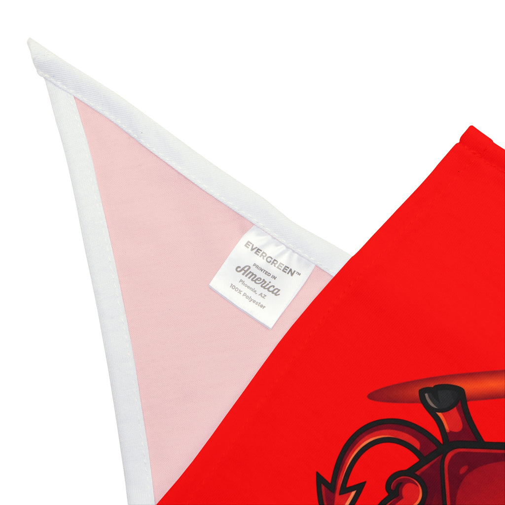 Cute Devil Pet Bandana – Red Halloween Dog & Cat Accessory