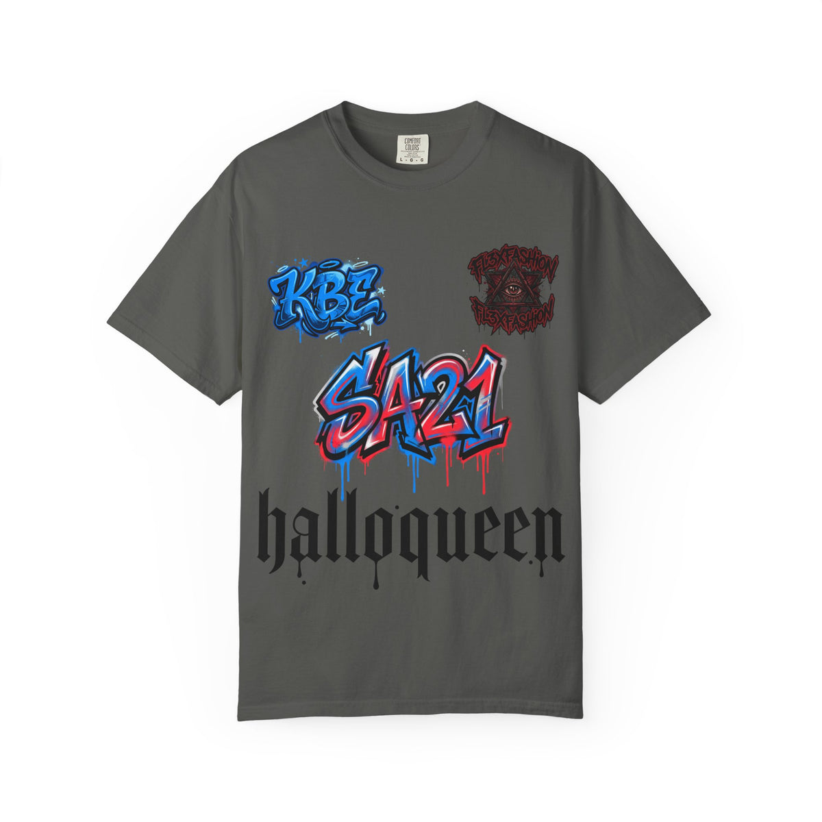 Halloqueen SA21 Graffiti T-Shirt — Streetwear Rockstar Tee