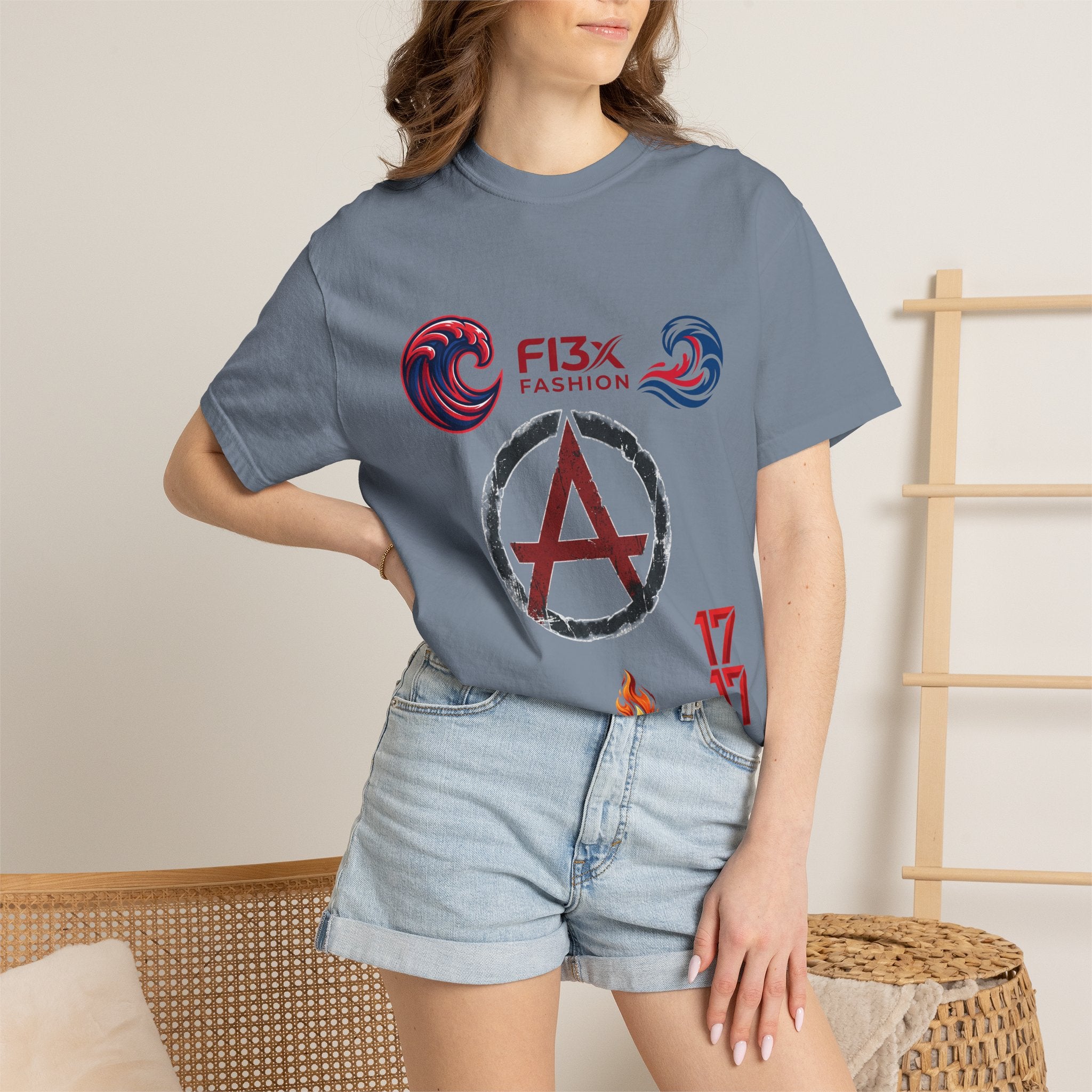 Graphic T-Shirt — 'Just Be You' FI3x Fashion Wave Logo Tee