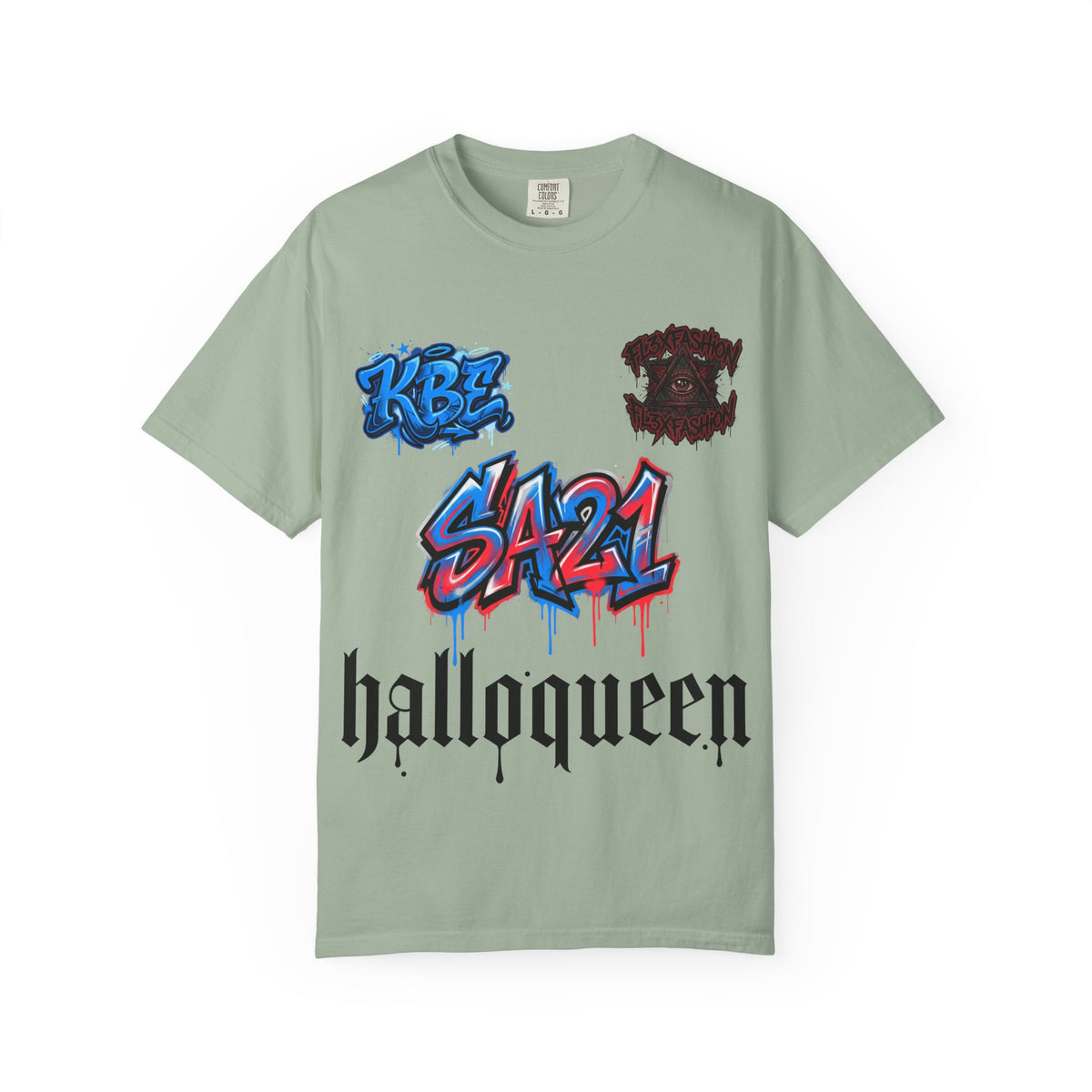 Halloqueen SA21 Graffiti T-Shirt — Streetwear Rockstar Tee