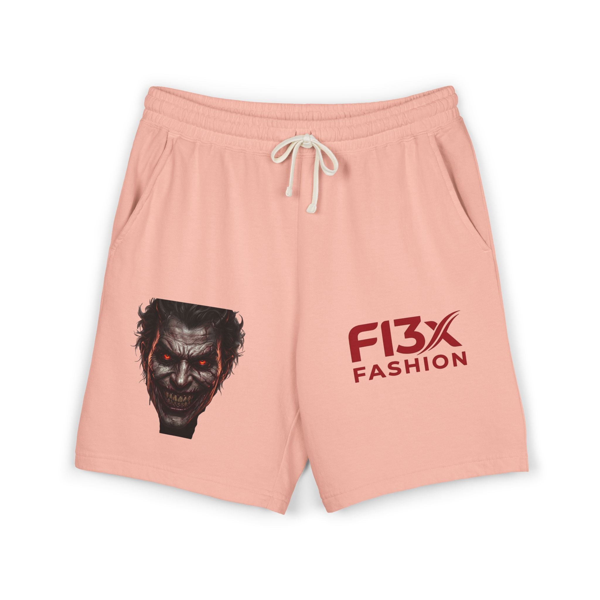 Graphic Fleece Sweat Shorts — Illustration Logo Casual Lounge Shorts