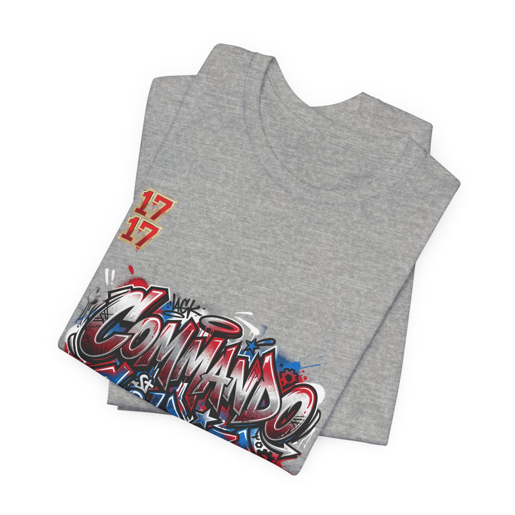 Commando Soldier Graffiti T‑Shirt — Urban Military Streetwear