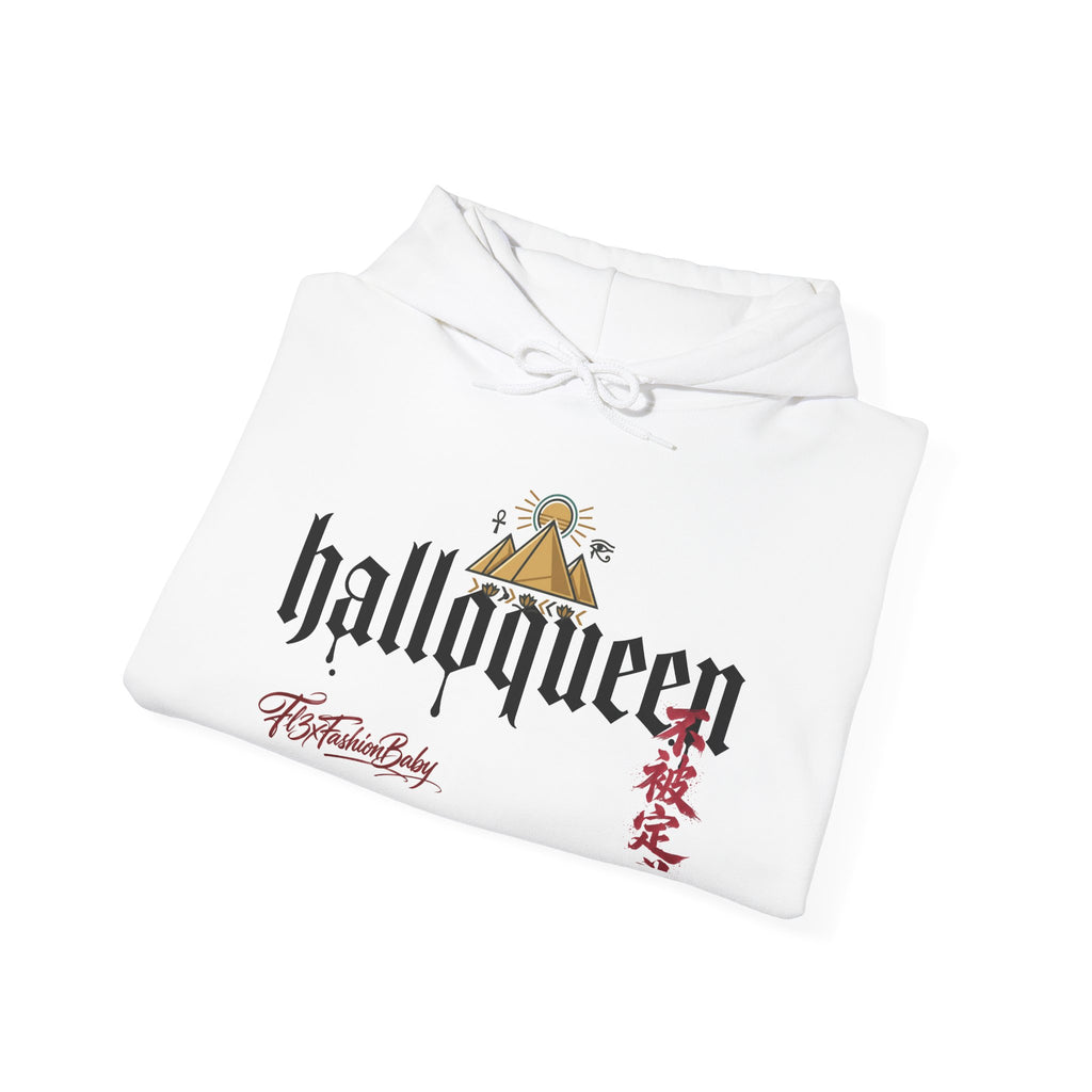 Halloween 'HalloQueen' Gothic Hoodie — Queen Crown Costume Sweatshirt