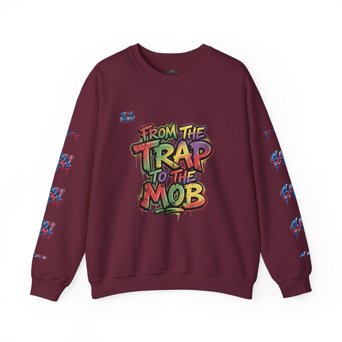 Graffiti "From the Trap to the Mob" Crewneck Sweatshirt