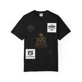 Graphic T-Shirt — Mythic Warrior Back Print with Crest Logos