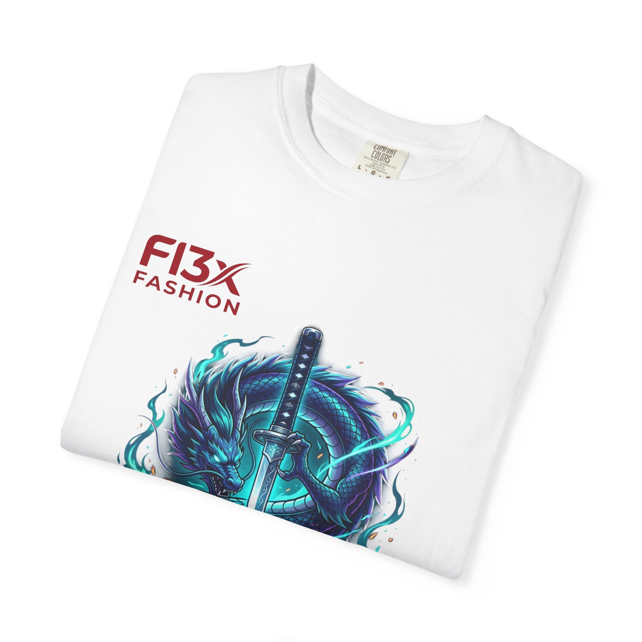 Dragon Katana T-Shirt — Neon Samurai Sword Graphic Tee (17/17)