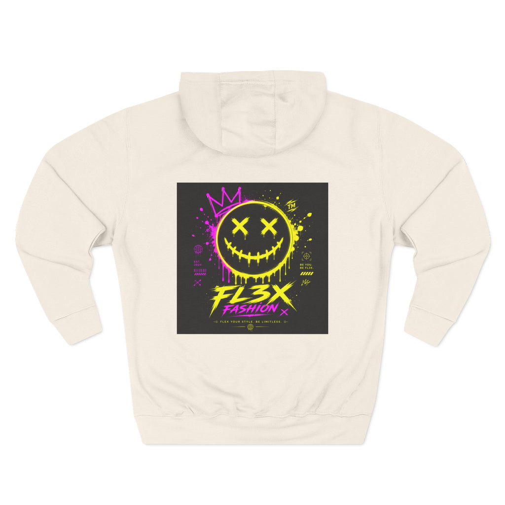 Smiley Neon Graphic Hoodie — FL3X Fashion Streetwear