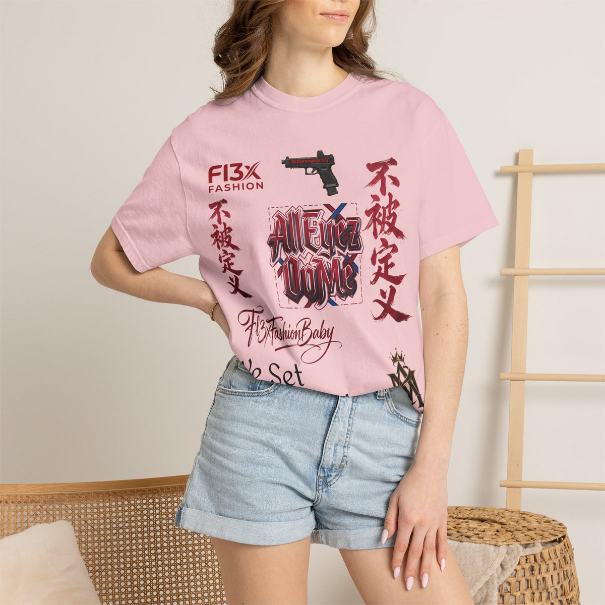 Graphic Tee — Asian Calligraphy & Streetwear Logo T-Shirt