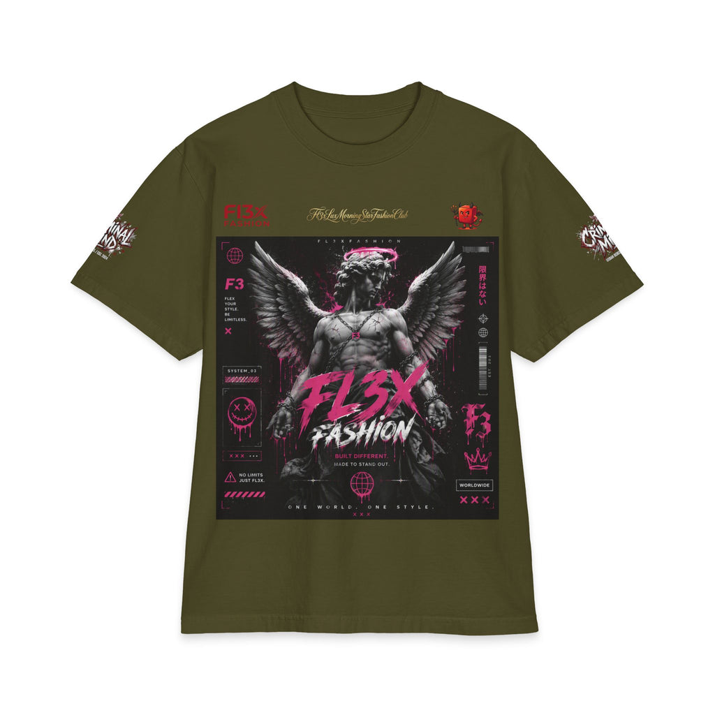 Angel Statue Graphic T‑Shirt — FL3X Fashion Streetwear