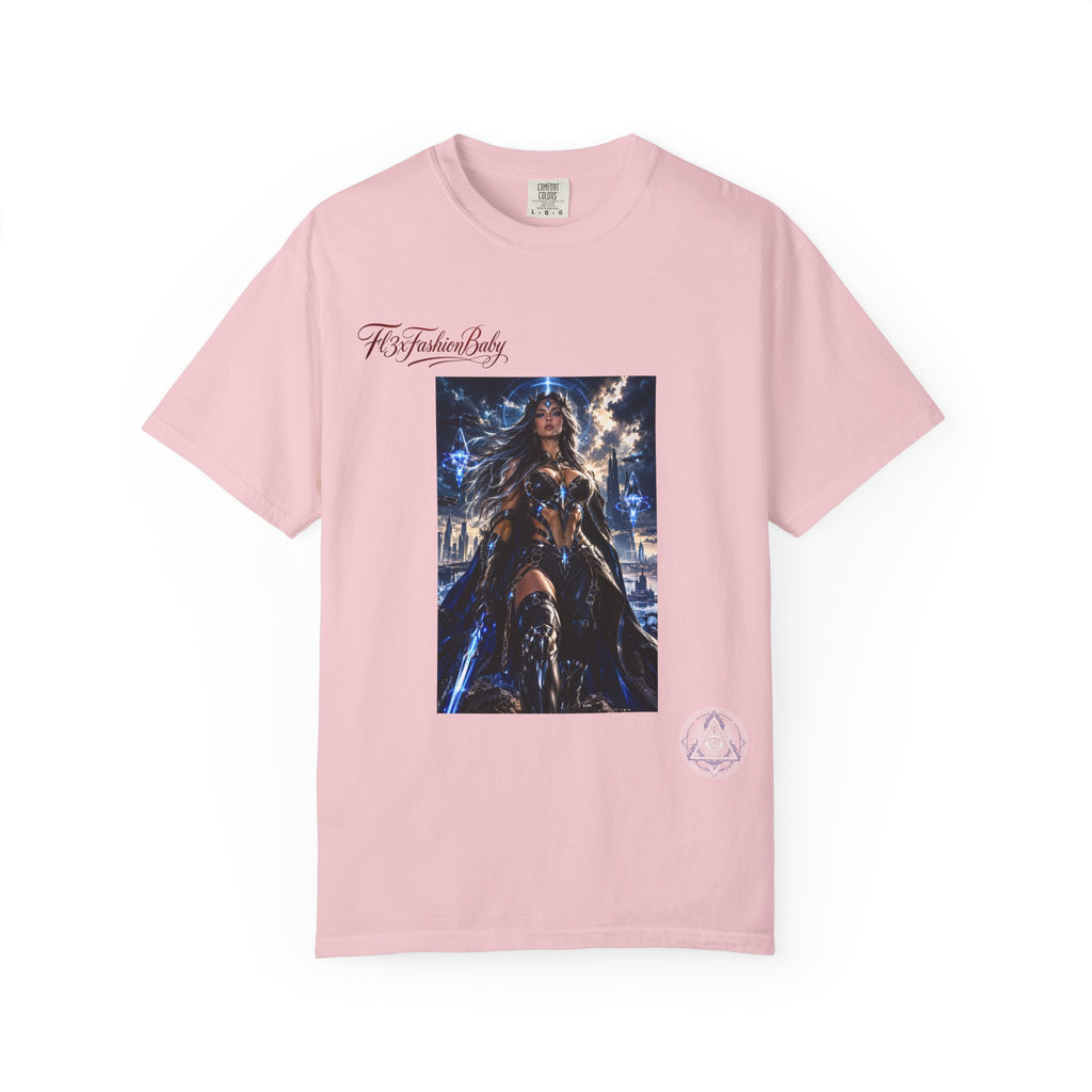 Fantasy Warrior Graphic T-Shirt — "FB7FashionBaby" Logo Tee