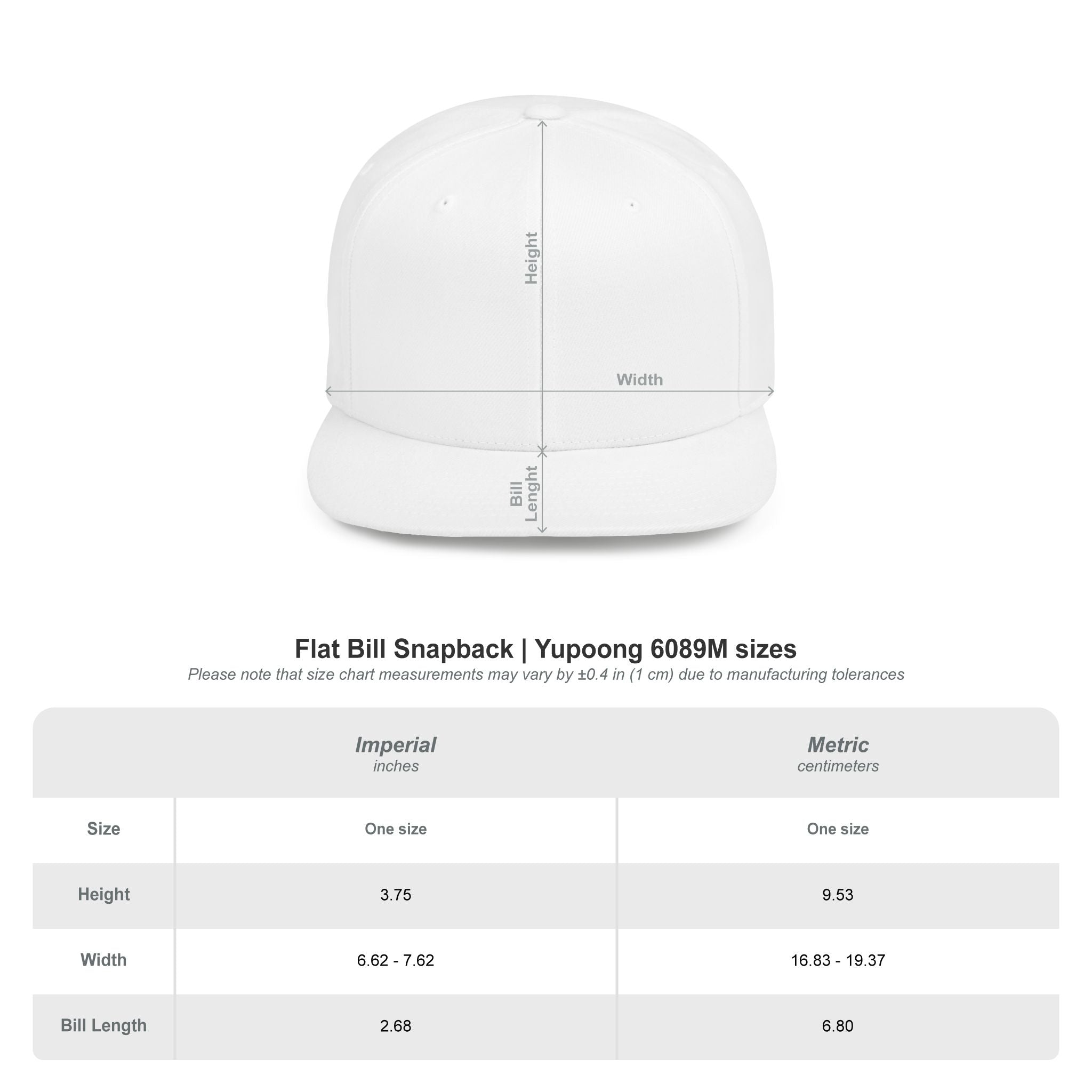 Snapback Hat — Red Graffiti Logo Flat Bill Cap