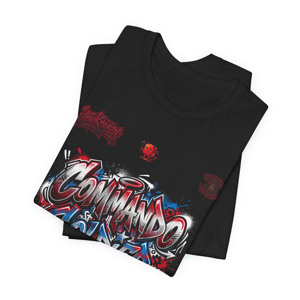 Commando Soldier Graphic Tee — Military-Inspired Streetwear T-Shirt