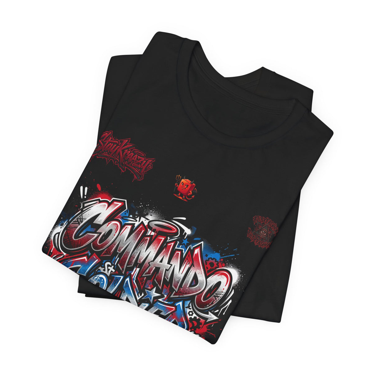 Commando Soldier Graphic Tee — Military-Inspired Streetwear T-Shirt