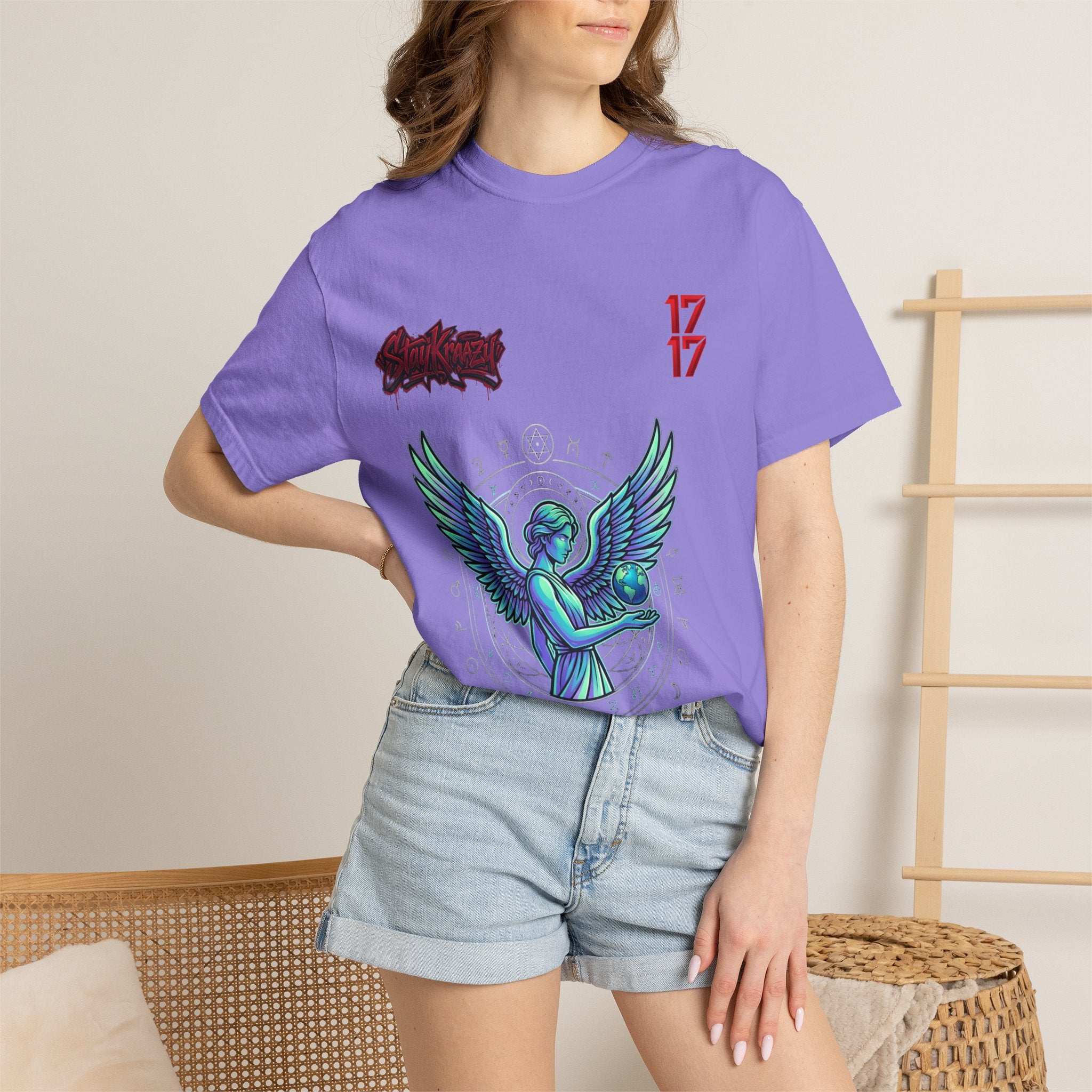 Angel & Devil Graphic T-Shirt — '24 Hours To Live' Streetwear