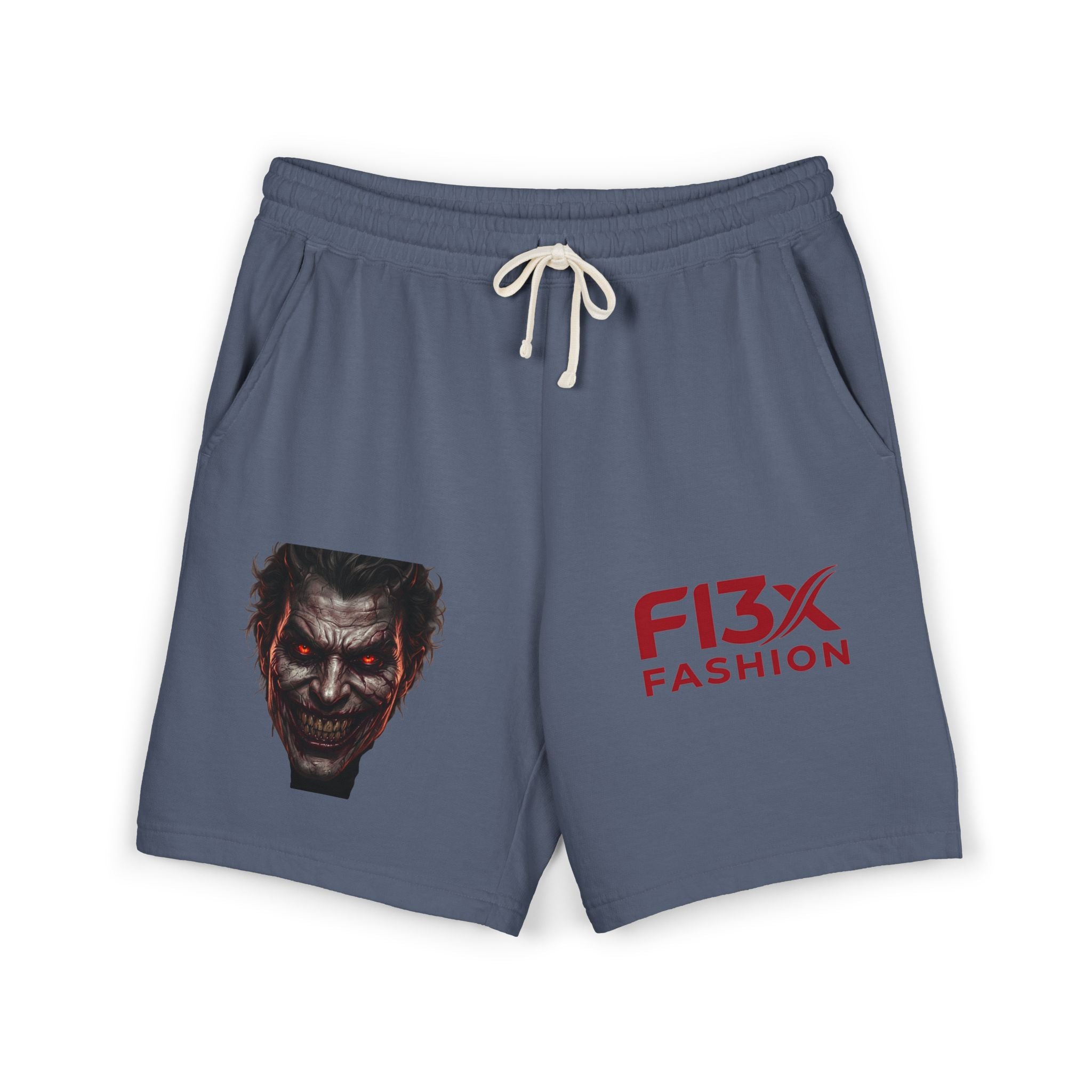 Graphic Fleece Sweat Shorts — Illustration Logo Casual Lounge Shorts
