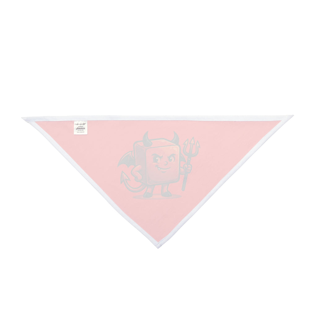 Cute Devil Pet Bandana – Red Halloween Dog & Cat Accessory