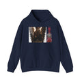 Angel Wings Graphic Hoodie — Dark Fantasy Japanese Script Design