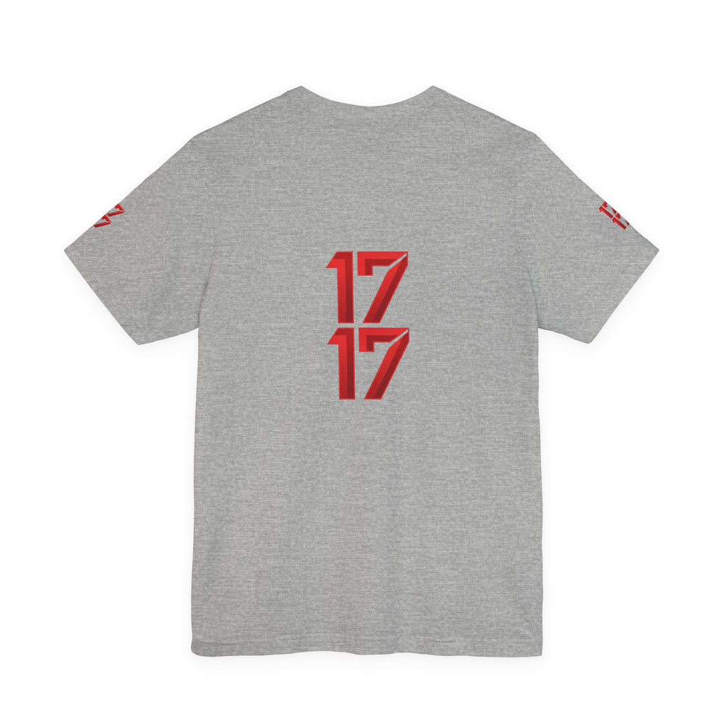 Stay Krazi Graffiti Tee — Red 17 Streetwear T‑Shirt