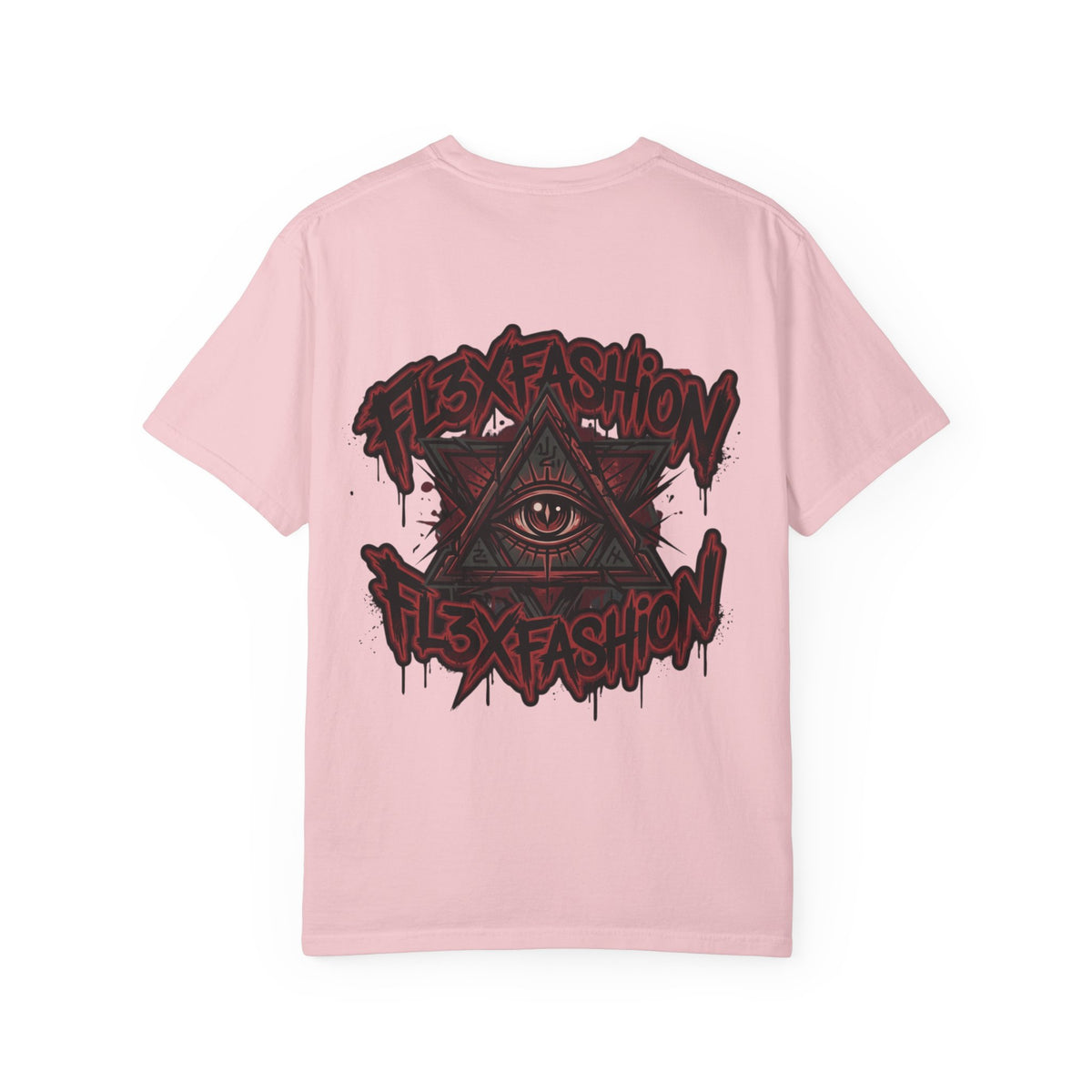 Halloqueen Graphic T-Shirt — Gothic Pyramid & All-Seeing Eye Streetwear