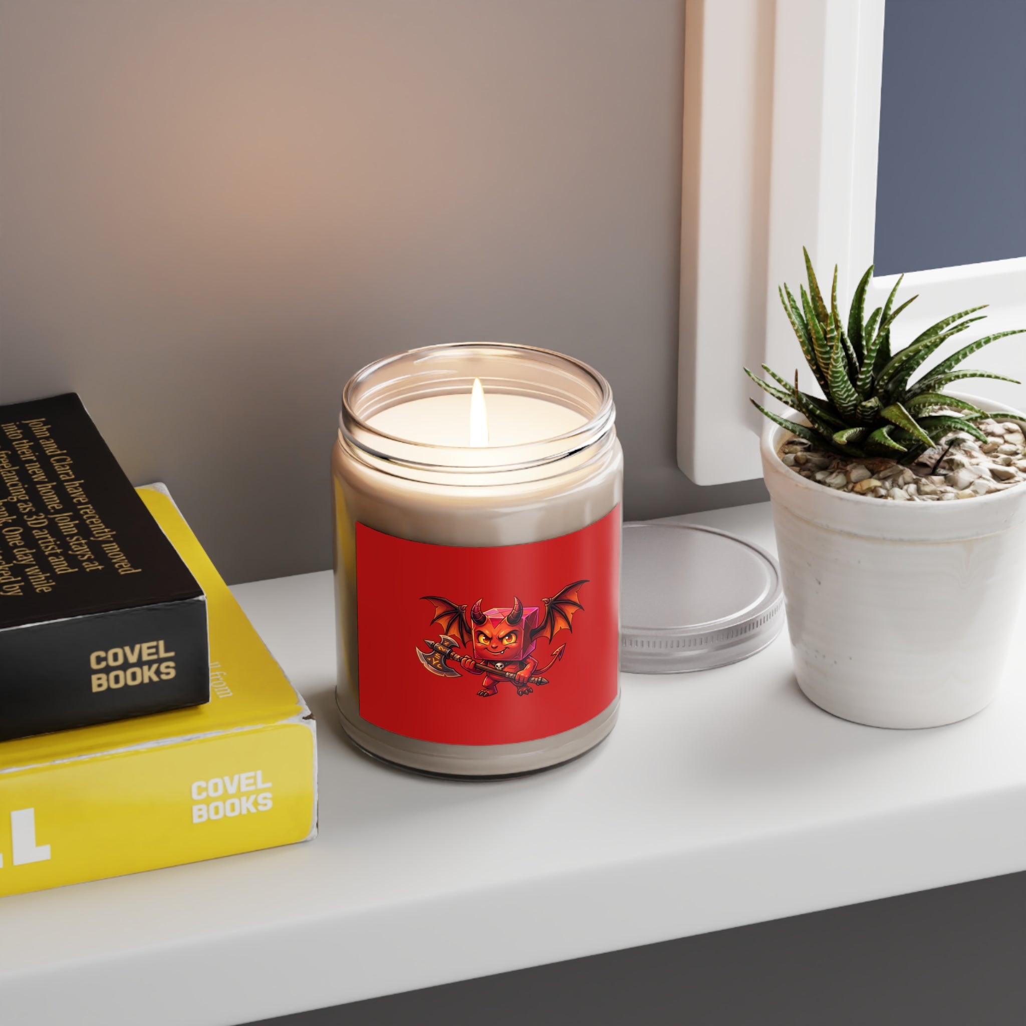 Devil Demon Candle — 9oz Scented Soy Jar