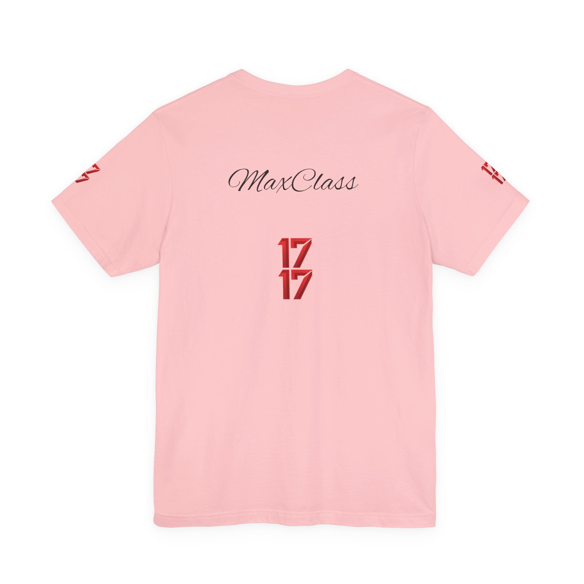 MaxClass '17' Graphic Tee — Minimal Script Logo T-Shirt