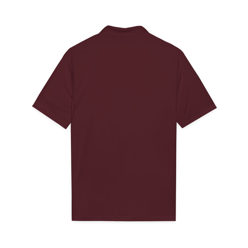 Embroidered Wave Logo Polo Shirt — Breathable Performance Golf & Work Polo