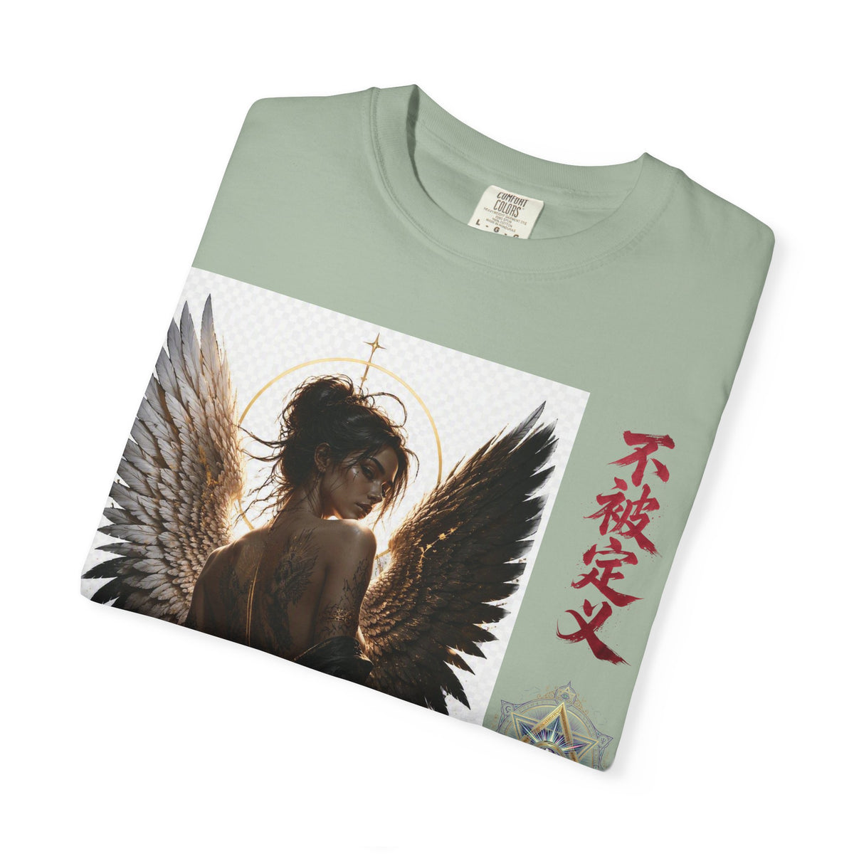 Angel Wings Graphic Tee — "FL3XFASHION" Gothic Streetwear T-Shirt
