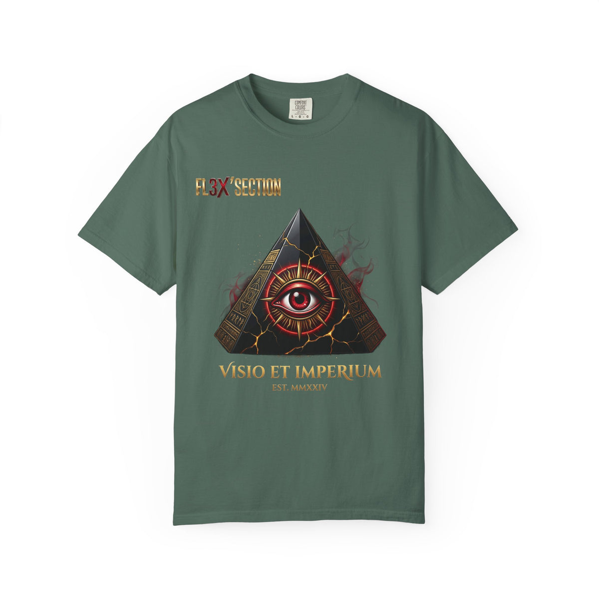 All-Seeing Eye Pyramid T-Shirt — "Visio Et Imperium" Graphic Tee