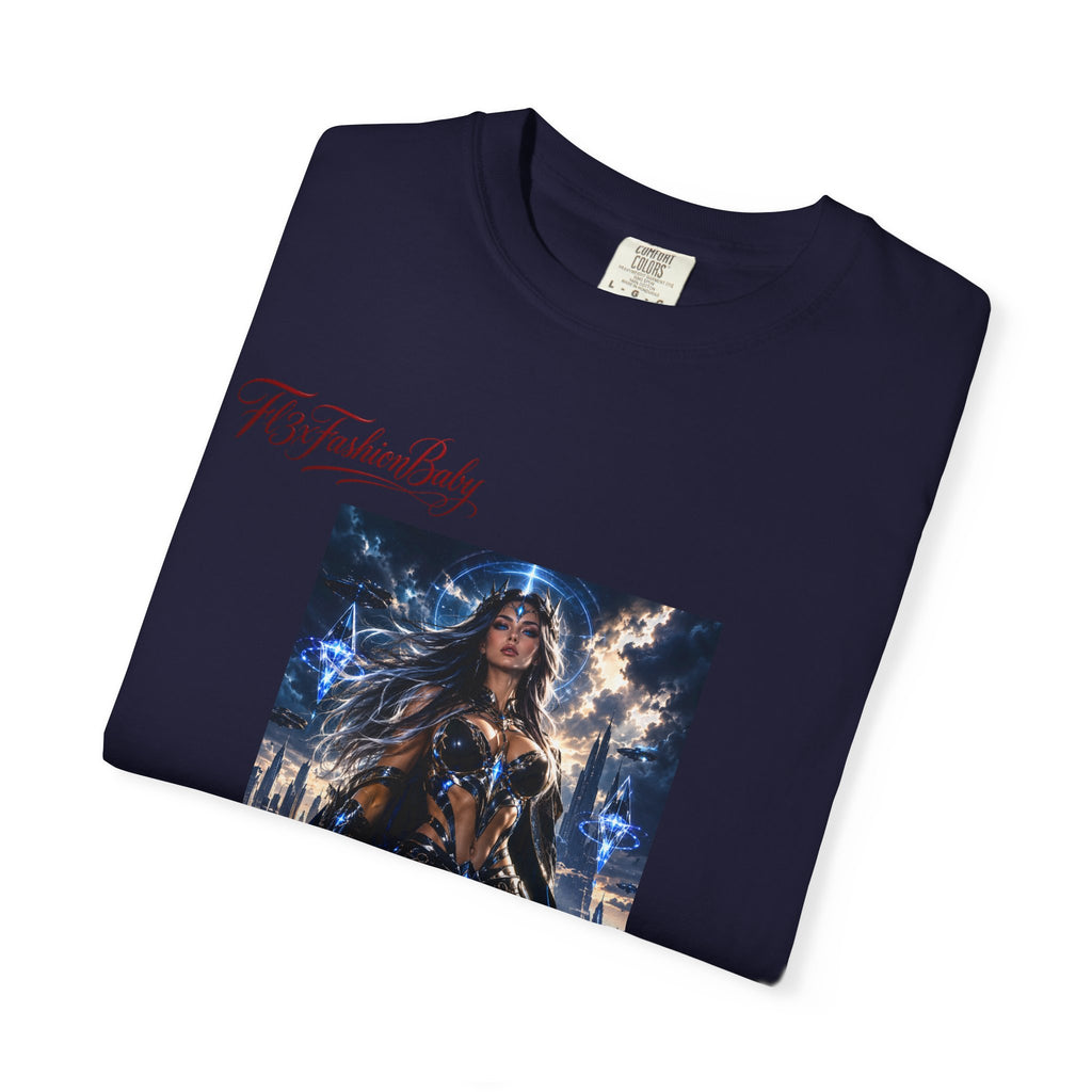 Fantasy Warrior Graphic T-Shirt — "FB7FashionBaby" Logo Tee